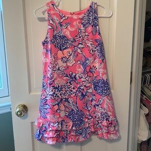 Lily Pulitzer sleeveless mini shift dress with built in shorts